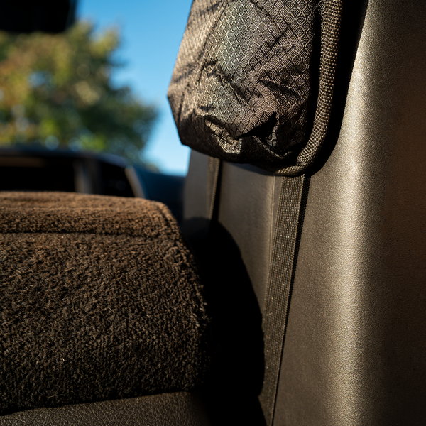 Gorla Gear Black Car Seat Side Organizer Hanging Organization Storage Bag Auto Accessories Multifunctional Mesh Pocket Phone Holder Truck SUV Van